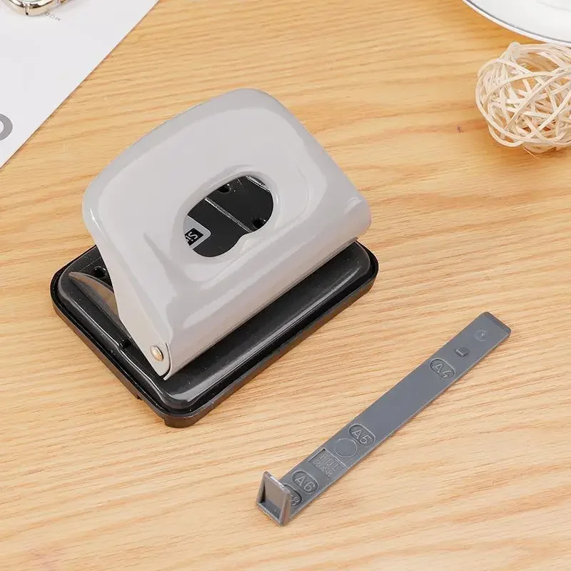 Double hole punching machine, loose leaf clamp, small circular hole, circular ring hole, manual 2-hole, porous