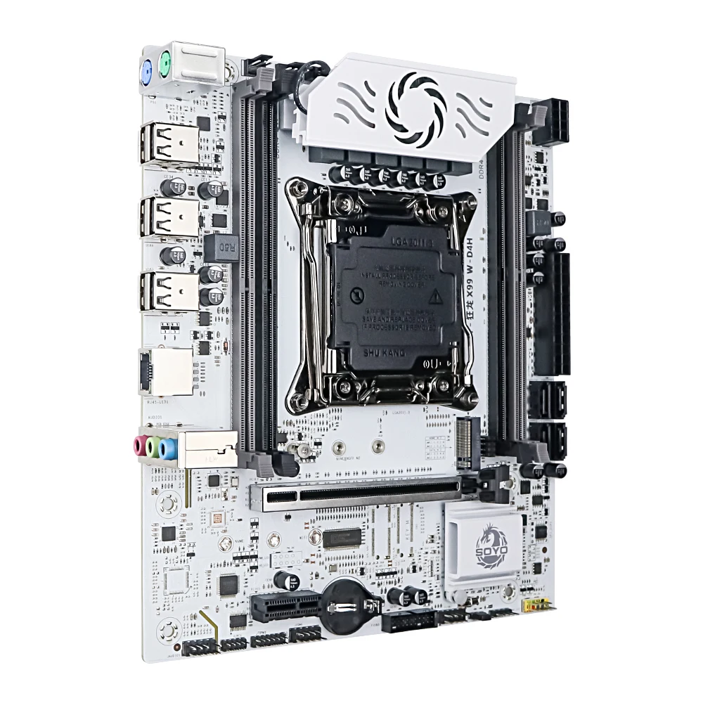 Placa-mãe MOUGOL X99 LGA 2011-3 XEON X99 com Intel E5 2680 v4 com kit combo de memória 1*8GB(8GB) DDR4 2133MHZ M.2 NVME