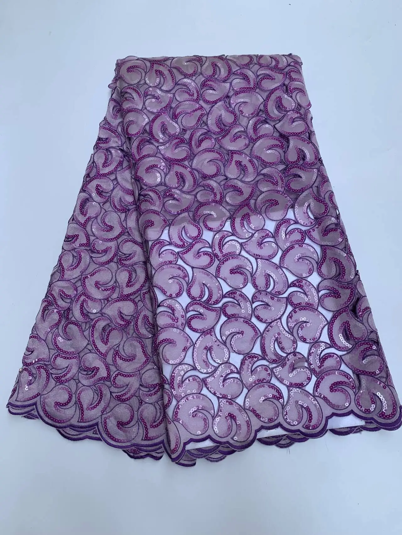 

Африканская кружевная ткань 2026 года, высокое качество, хлопковые ткани на метры, вышивка, пайетки, лен, для свадебных платьев, тюль, дизайнерская, 5 ярдов