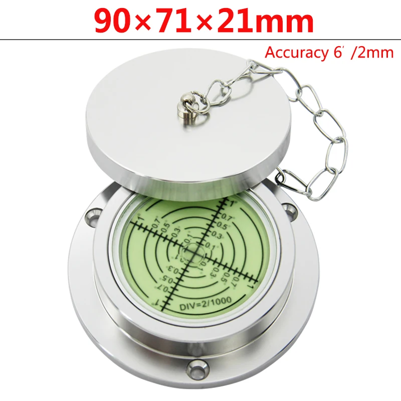 クレーンレベルの掘削機,水平バブル,高精度レベル,90x71x21mm,取り付けが簡単