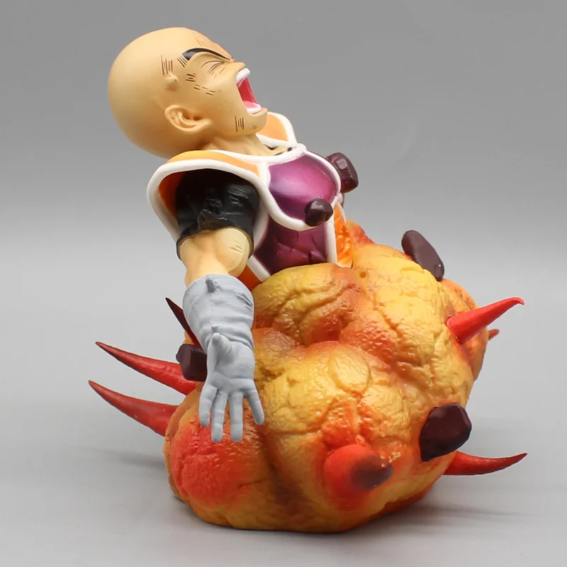 17cm Dragon Ball Anime Figures GK Kuririn in Namek explosion Luminous spacesuit Model statue Desktop names Collectable kids Toys