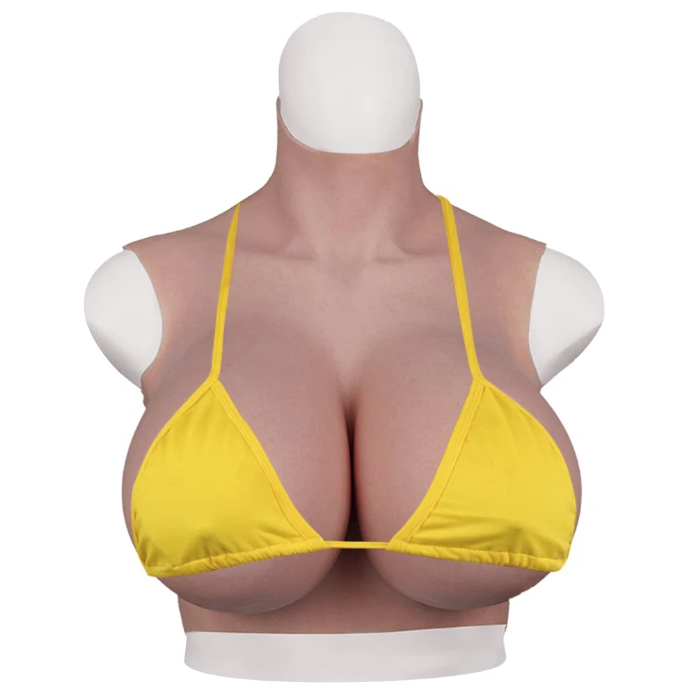 Silicone Fake Breast Crossdressing Transgender Drag Queen  Crossdresser Celebrity Live Streaming Cosplay Female Transfor prop