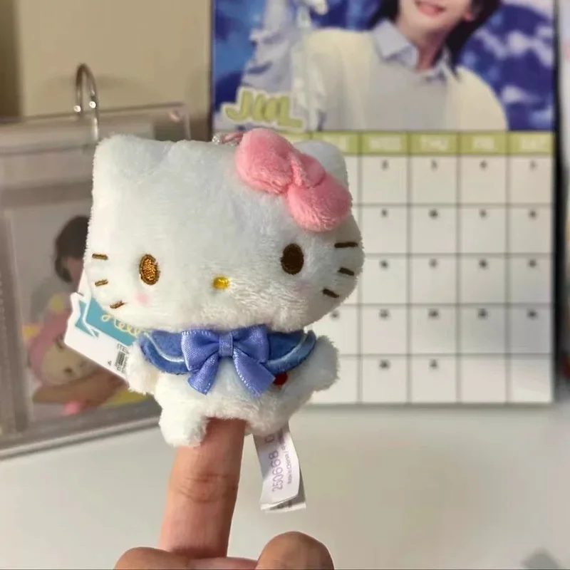 かわいいハローキティ限定版ウェアラブル指輪ぬいぐるみ吊り下げアイテム漫画人形キーホルダーバックパックぬいぐるみ吊り下げアイテムギフト