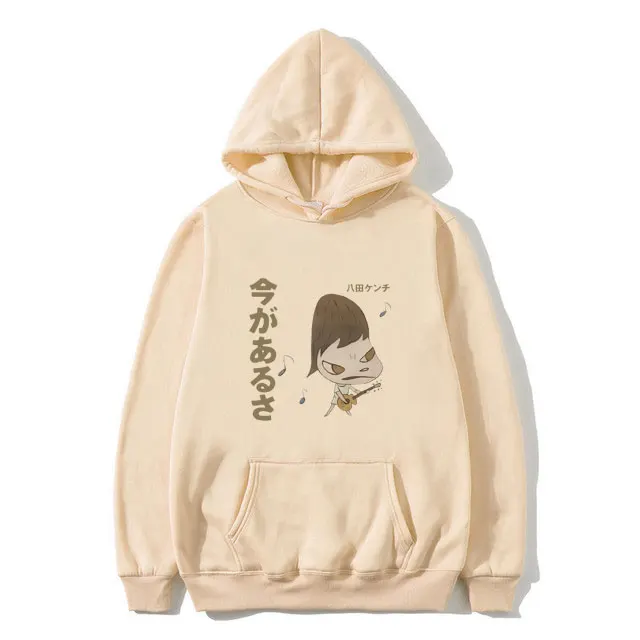 

Yoshitomo Nara Graphic Hoodie Japanese Art Aesthetic Girl Baby Sweatshirt Men Women Cute Kawaii Casual Fleece Cotton Hoodies