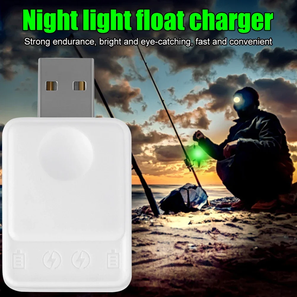 Electric Fishing Floats CR425 Battery Charger Portable LED Fishing Buoy USB Charging CR425 Battery Tackles Fishing Accessories