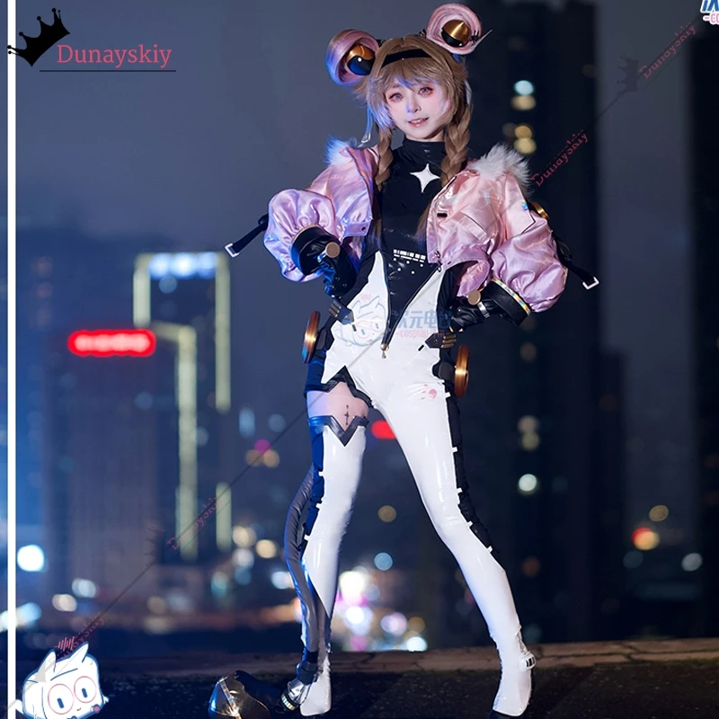 لعبة Wuthering Waves Lumi أزياء تنكرية Lumi سترة لعب الأدوار Zentai بذلة بدلة أنيمي ملابس شعر مستعار أحذية الدعامة الدعامة