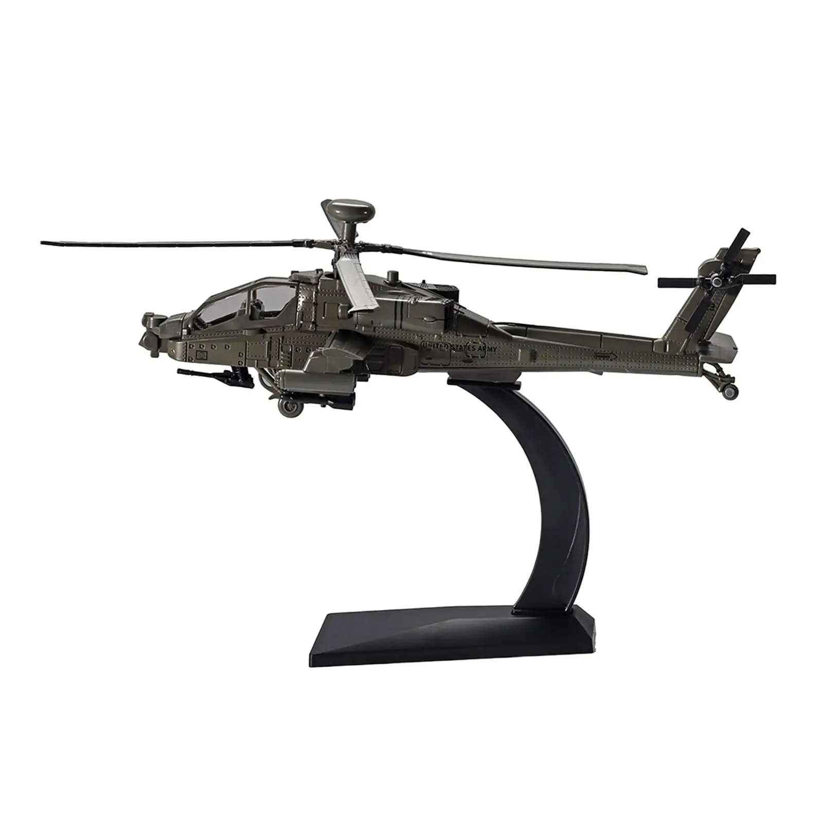 Modelo de helicóptero de brinquedo infantil modelo de metal fundido para casa de escritório