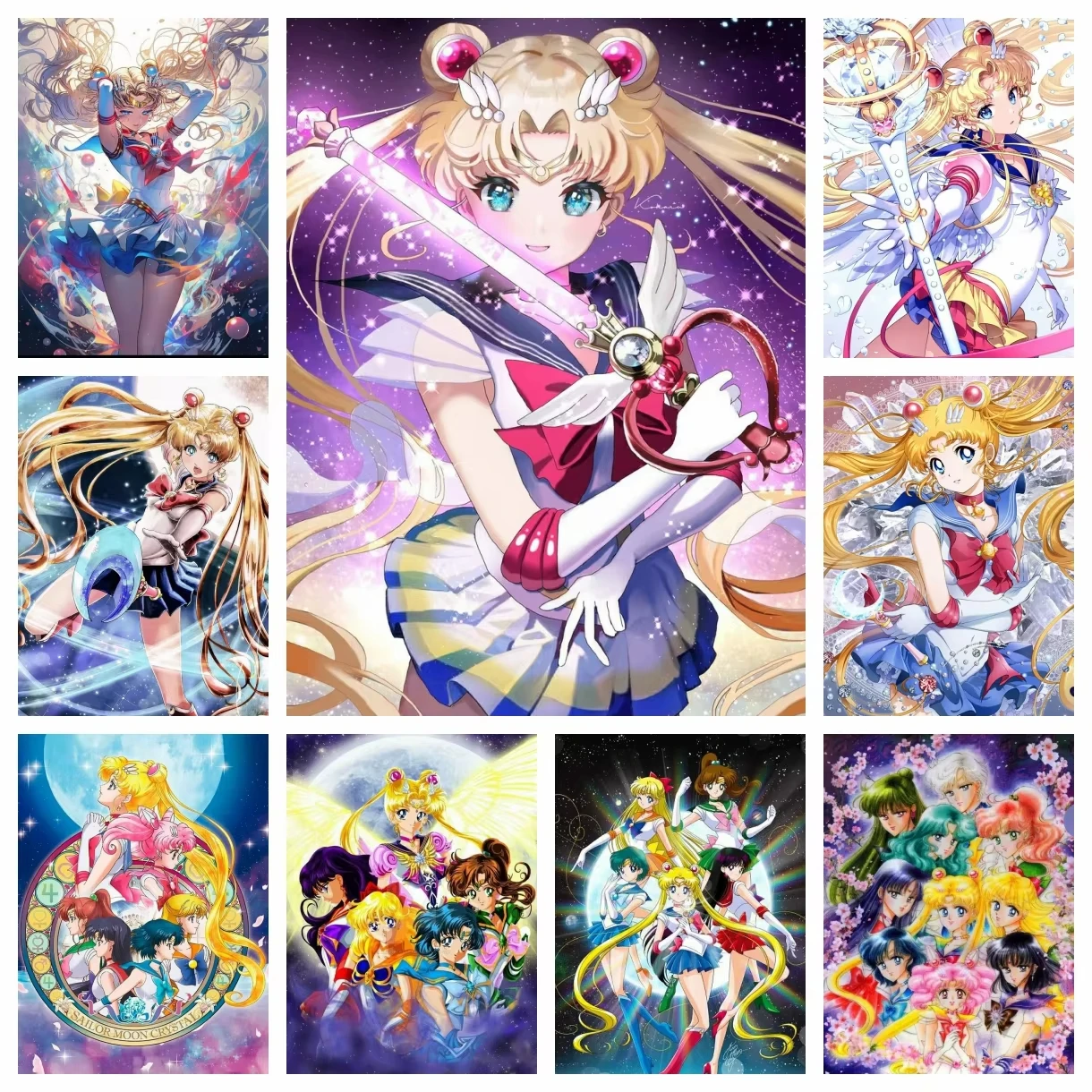 

Digital Oil Painting By Numbers Beauty Girl Warrior Japanese Anime Paint with NumbersHome Decor, Wall Art Perfect Gift