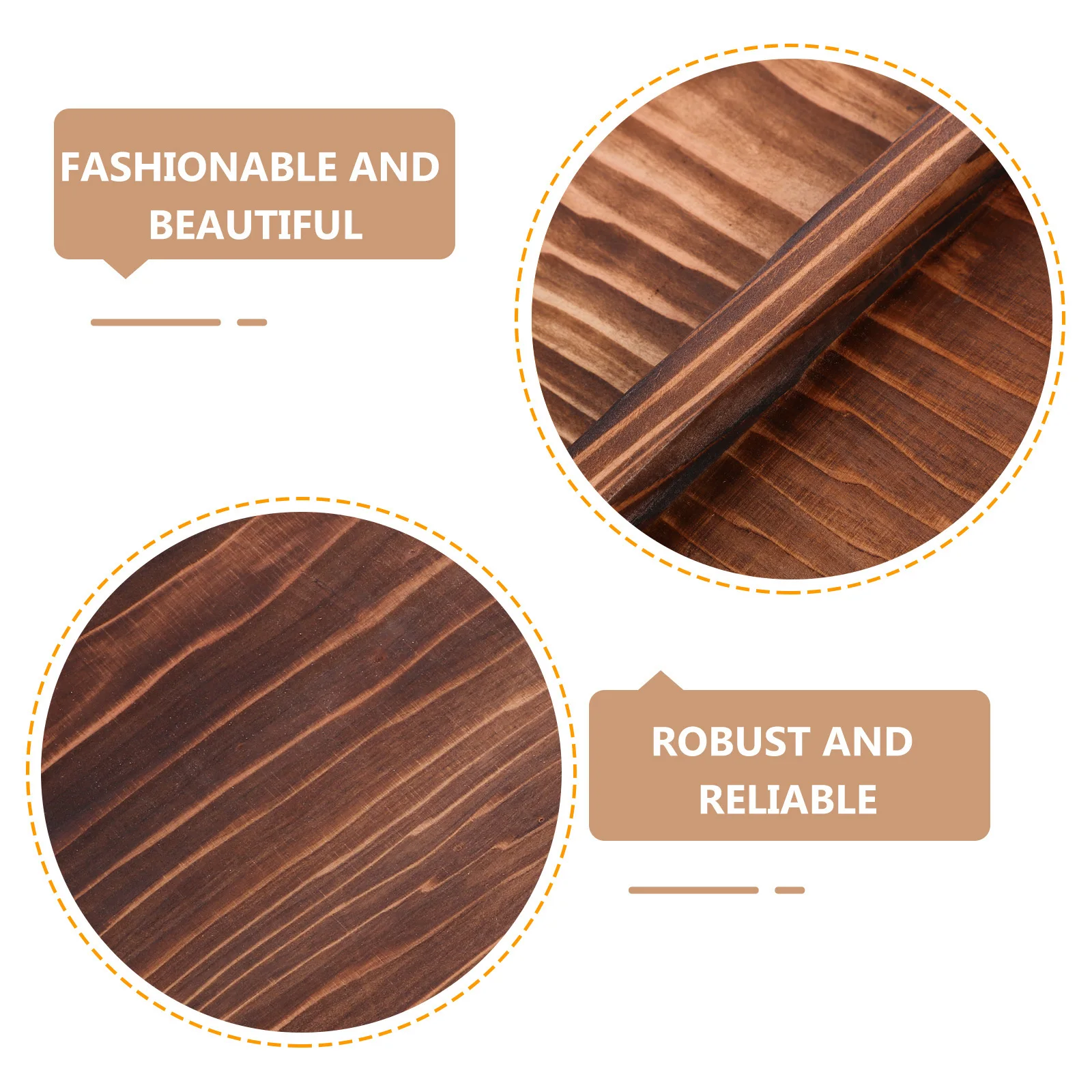 

Wooden Pot Covers High-class Wood Smooth Surface Carbonization Waterproof Moisture-proof Kitchenware Protective Lid