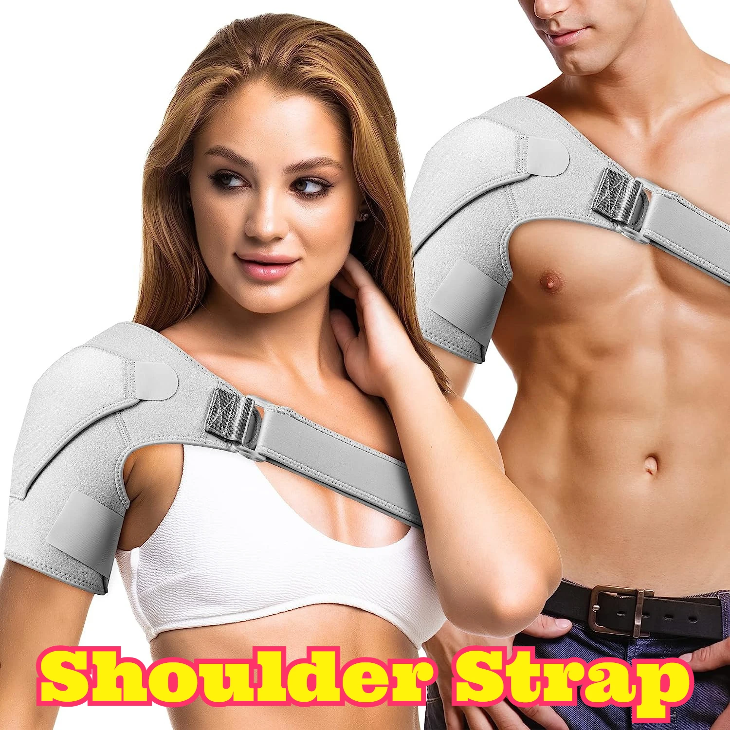 Lightweight Durable Shoulder Compression Sleeve Rotator Support Joint Protection Weightlifting Basketball Running Volleyball New