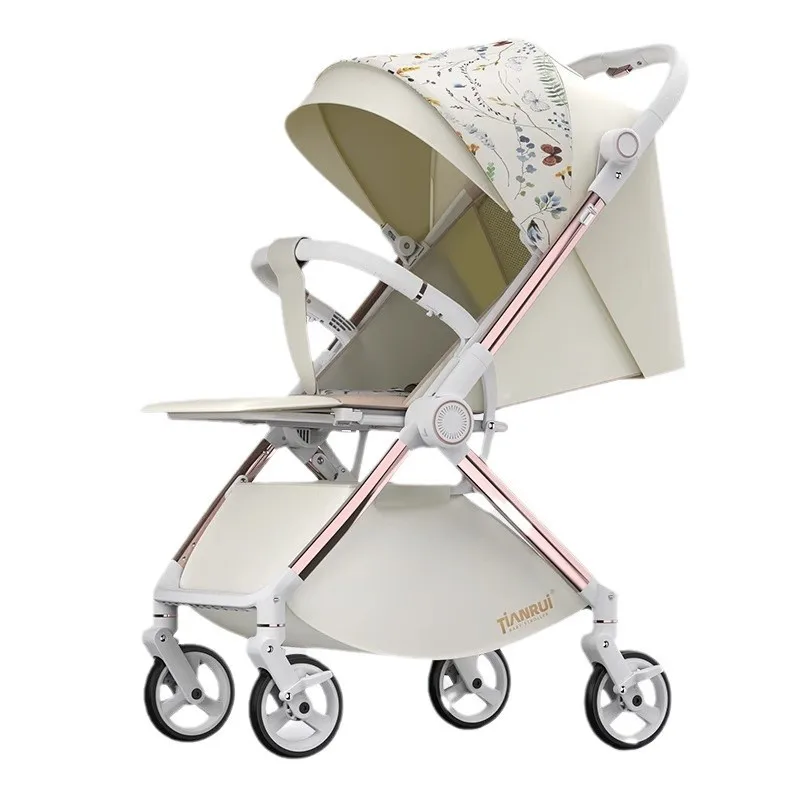

Двунаправленная детская коляска с высоким обзором, легкая и складная коляска для новорожденных