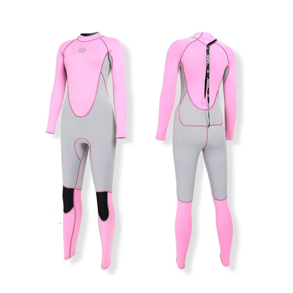 Wetsuit Women Sleeve 3mm Neoprene Wetsuits Full Suit for Waterski Snorkel Surf Diving Dive Suit Women Spear Fishing Suit