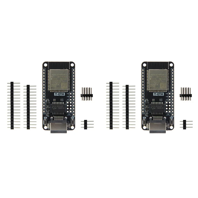 2X T-ETH-Lite Placa de desarrollo W5500 Módulo Ethernet ESP32-S3-WROOM Soporte TF Extensible Power POE Shield H674, Requisito