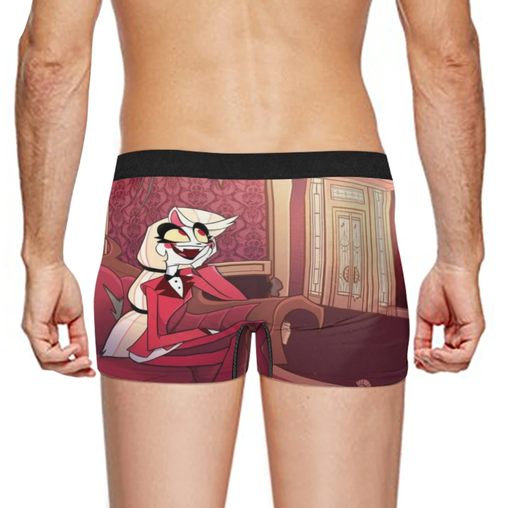 Hazbin-Hotel Men Underpants Man Breathable  Boxer Shorts Men's Panties Underwear Gift