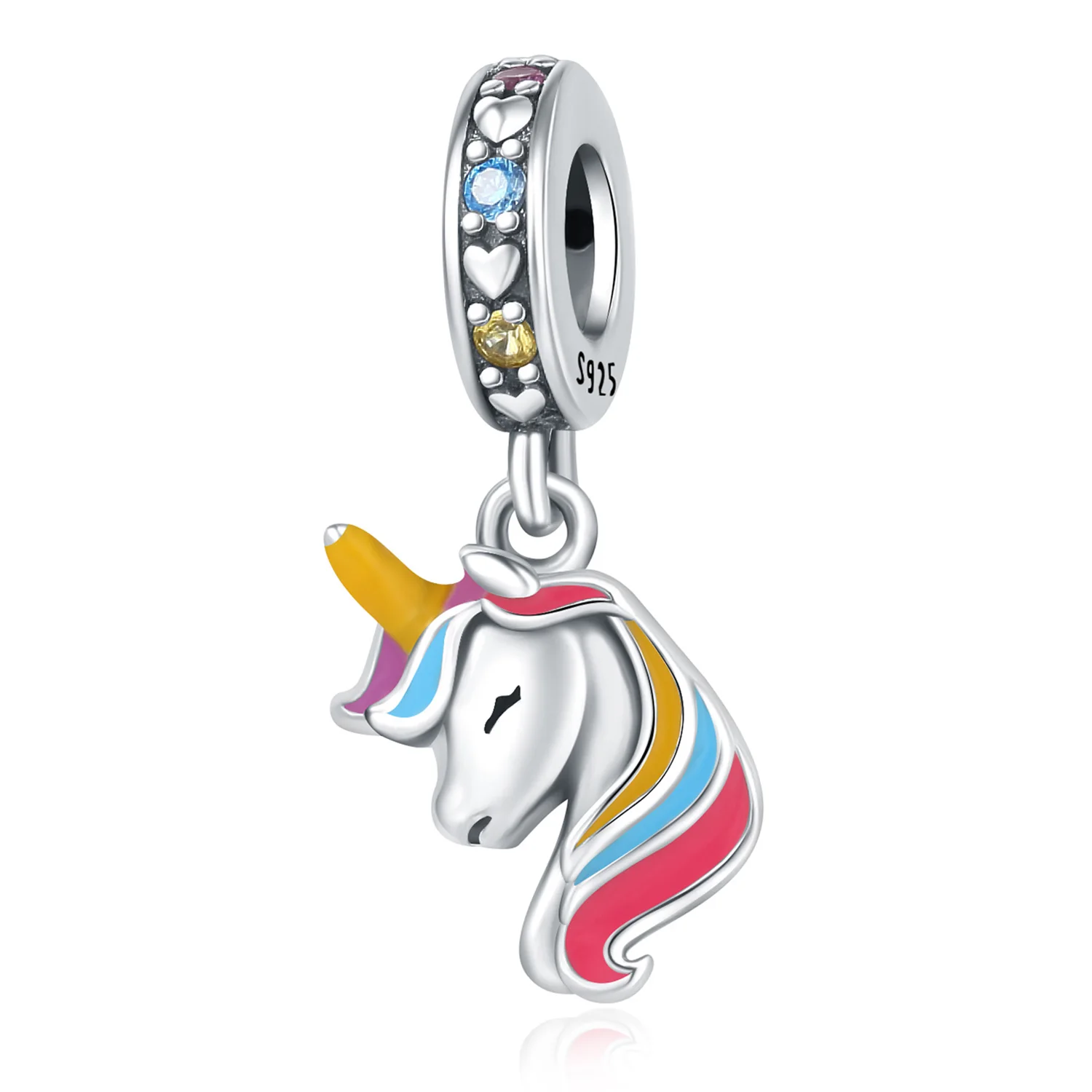 

Original 925 Sterling Silver Charms Luxury Unicorn Pendant Beads Fit Bracelet Diy Women Making Delicate Gift Jewelry