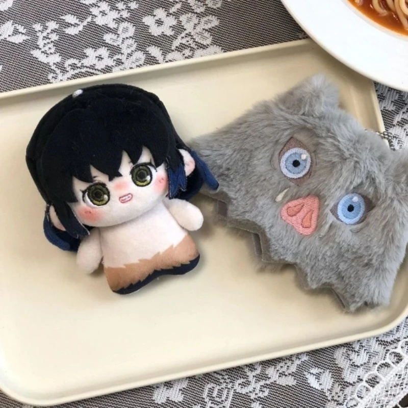 

10 см аниме ‌ Demon Slayer Kimetsu no Yaiba Hashibira Inosuke плюшевая кукла мультфильм косплей мягкая игрушка косплей