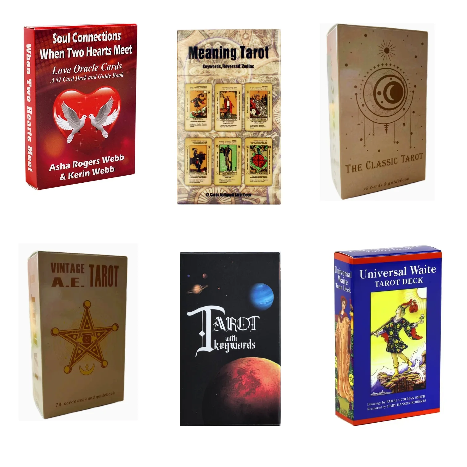 Universal Waite Tarot Deck Leisure Cards Games Party Table Game Friends Party Board Game Divination Fate Game Card