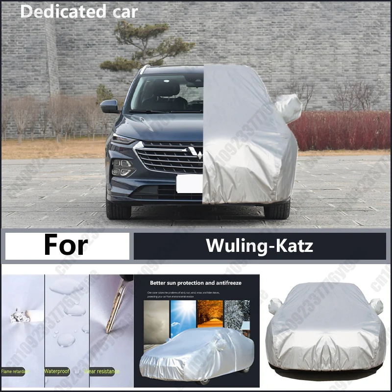 

For Wuling-Katz Oxford cloth car cover for sun protection, rain resistance, and all season special car dust cover