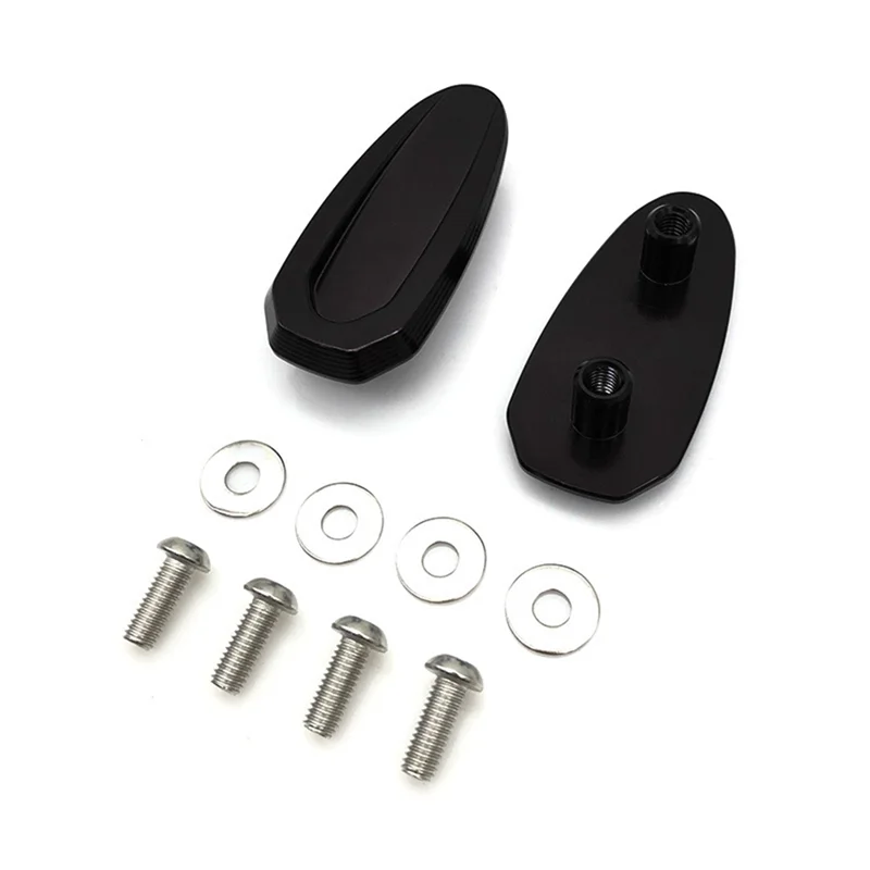 

Unusual For BMW S1000RR 2019-2023 Motorcycle Rearview Mirror Base Cover Windshield Drive Eliminator Mirror Hole Cover - Black Pa