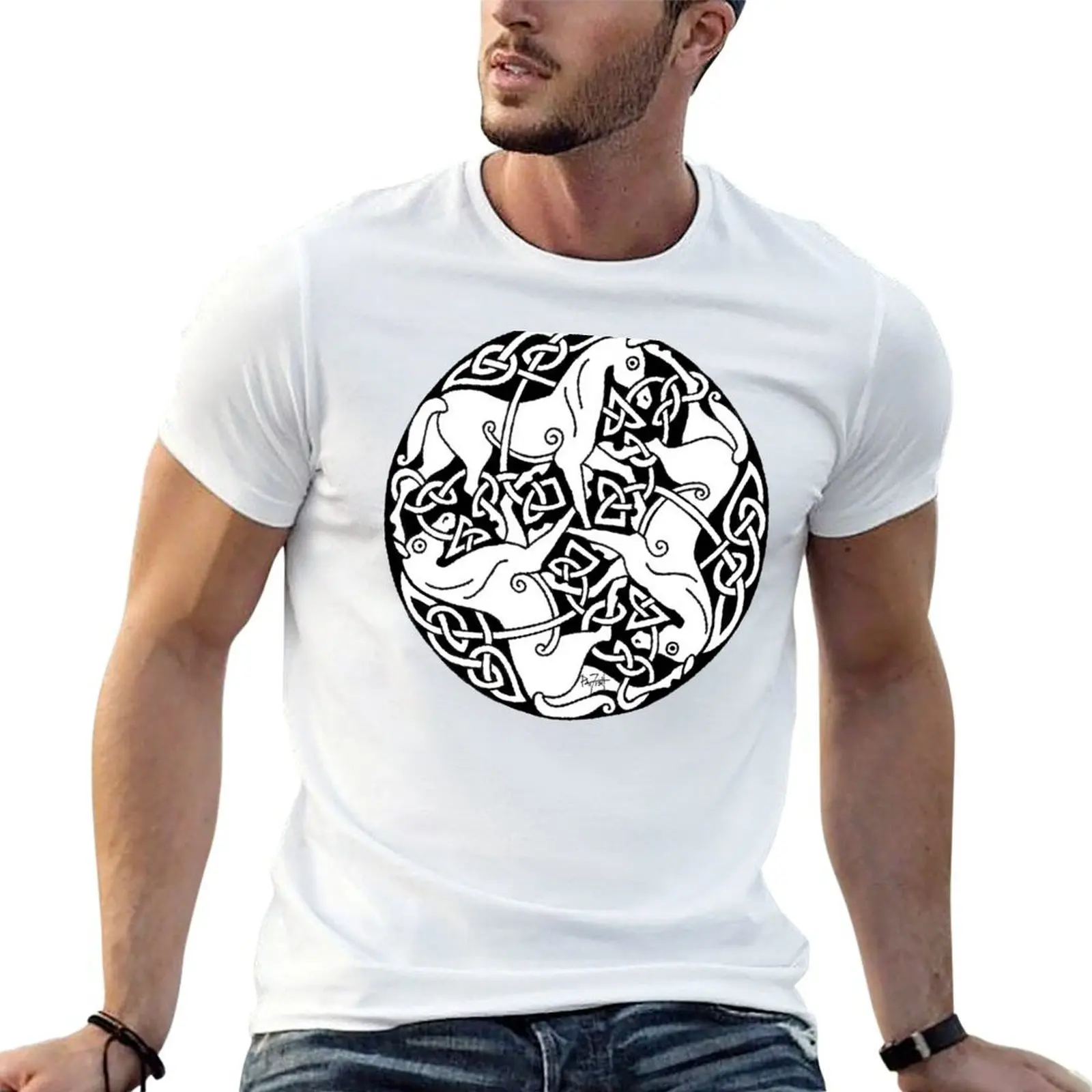 

cotton T-Shirt pack the t shirt carving t summer t shirts man for cotton shirts Horse stone man Epona man Goddess for