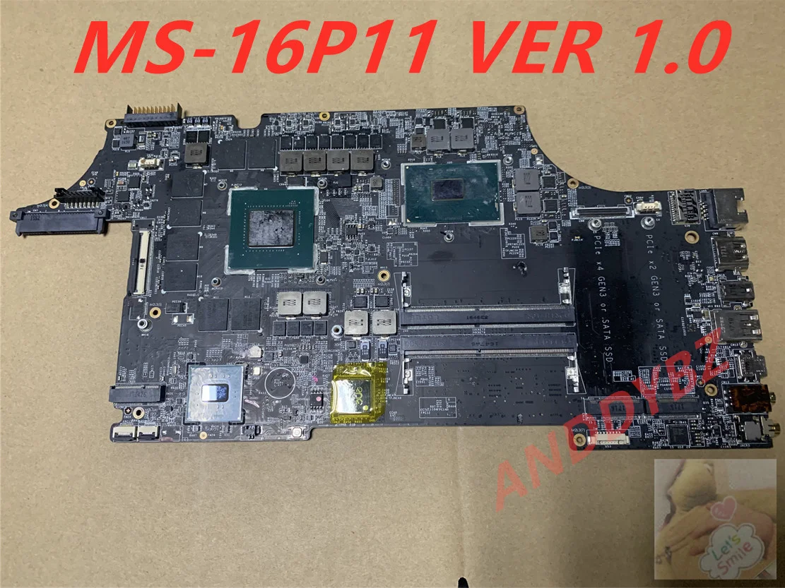 

Оригинальная материнская плата MS-16P11 VER 1.0 для MSI MS-16P1 MS-17C1 GE63VR GE63 GE73 GE73VR GP63 GP73 GL73 GL63 для ноутбука 100% работает в порядке