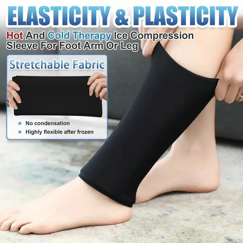 1pc Gel Ice Sleeve, Elbow Knee Ankle Ice Pack, Hand Ice Wrap, Gel Hot Cold Pack-Multipurpose And Reusable