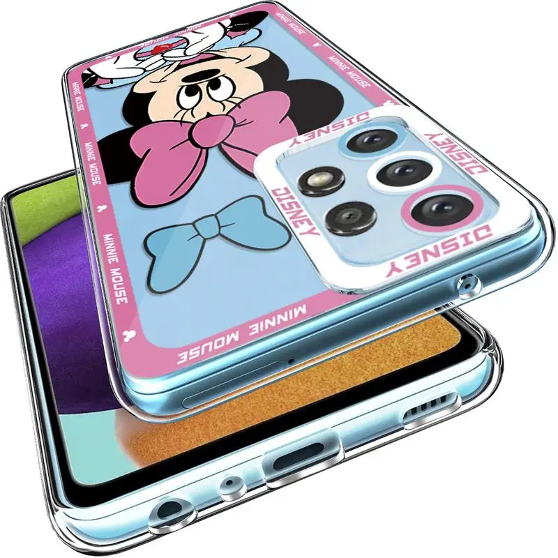 Disney Mickey Minnie Mouse- Phone Case for Honor X9a 5G 90 Lite X8 4G X8a X7b X9b 5G X8b Transparent Silicone Cover