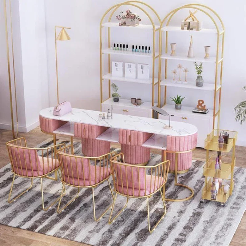 

Cleaner Manicure Nail Table Beauty Modern Women Professional Nail Table Dressing Luxury Nails Tech Table Salon Furniture