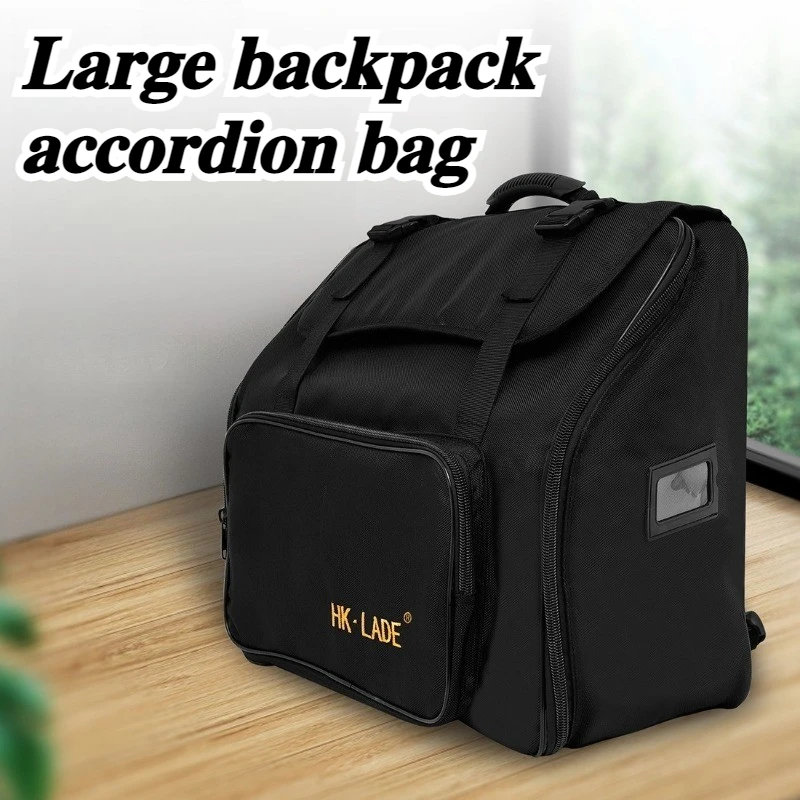 

41 Key Accordion Bag Portable Oxford Cloth Waterproof Accordion Backpack Wear-resistant Musical Instrument Accessories