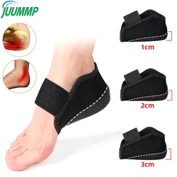 1Pair Gel Heel Pads Invisible 1-3cm Height Increase Non-slip Socks Orthopedic Arch Support Cushion Soles Insole Foot Massage