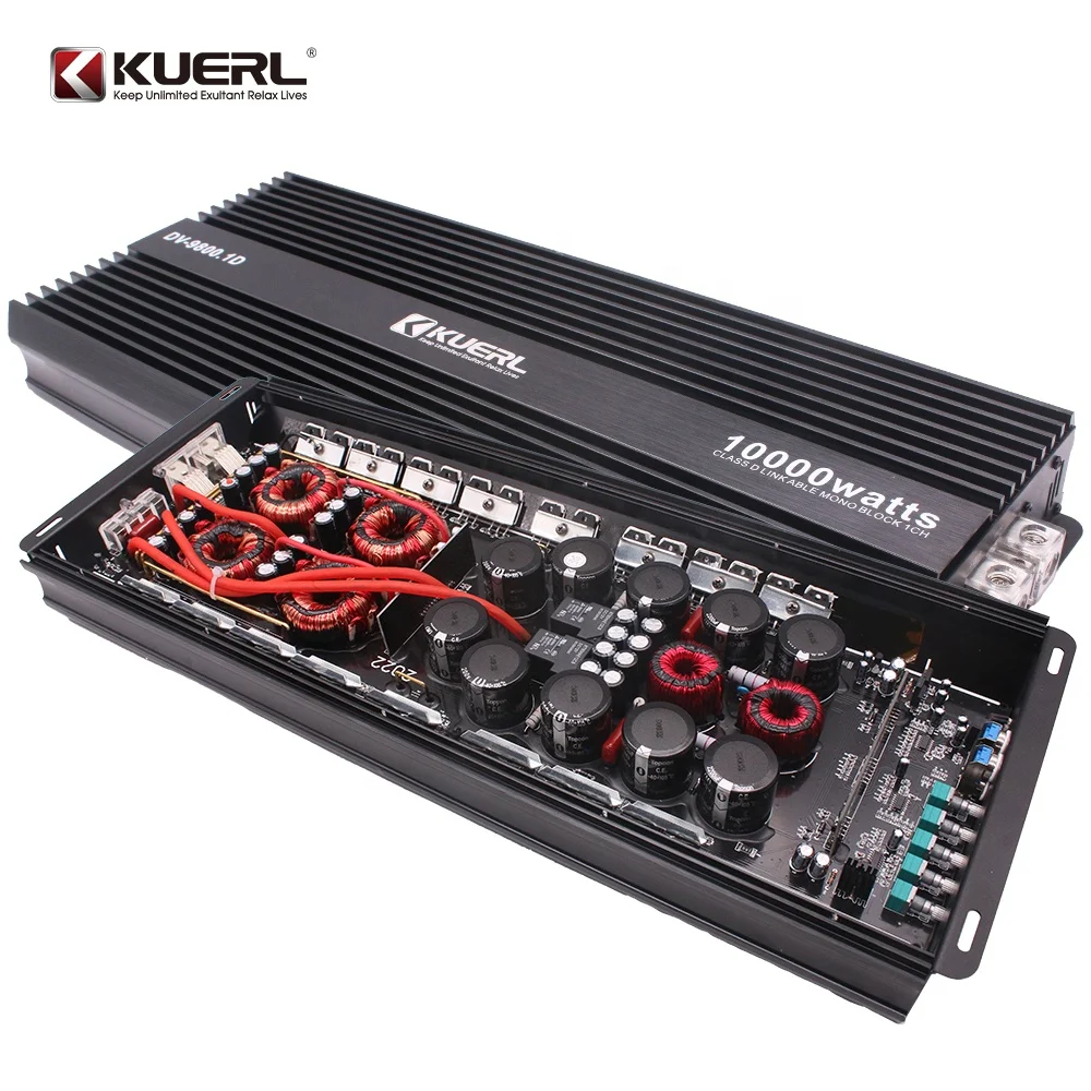 RMS 3000W 1-Ch Class D  Car non-overheating pure-bass dual voice coil amplifier Big Power Monoblock Digital Car Power Amplifier