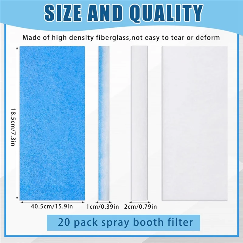 20 قطعة من كشك الطلاء المرشحات كشك الرش استبدال الفلتر للبخاخة المتوافقة مع Master/Paasche/Sky Enterprise-B61B #5