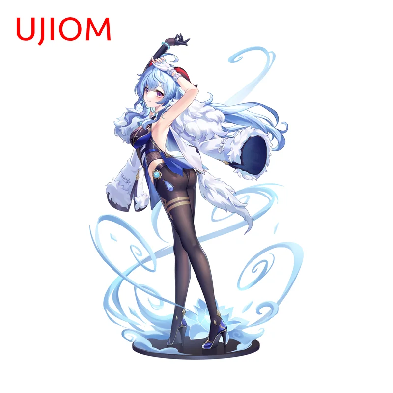 UJIOM Genshin Impact Ganyu Wall Sticker Personality Interesting Hot Selling Standing Posture Decal High Quality DIY Decoration