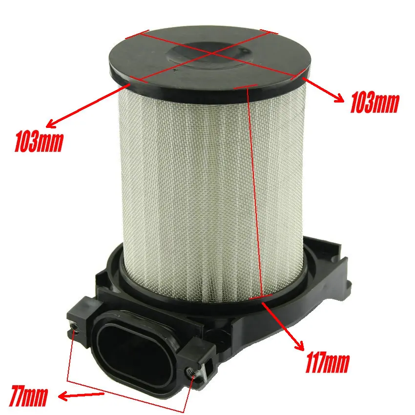 

Motorcycle Engine Air Intake Filter Cleaner Accessories For Yamaha XJR400 1993 1994 1995 1996 1997 1998-2010 OEM:4HM-14450-00-00