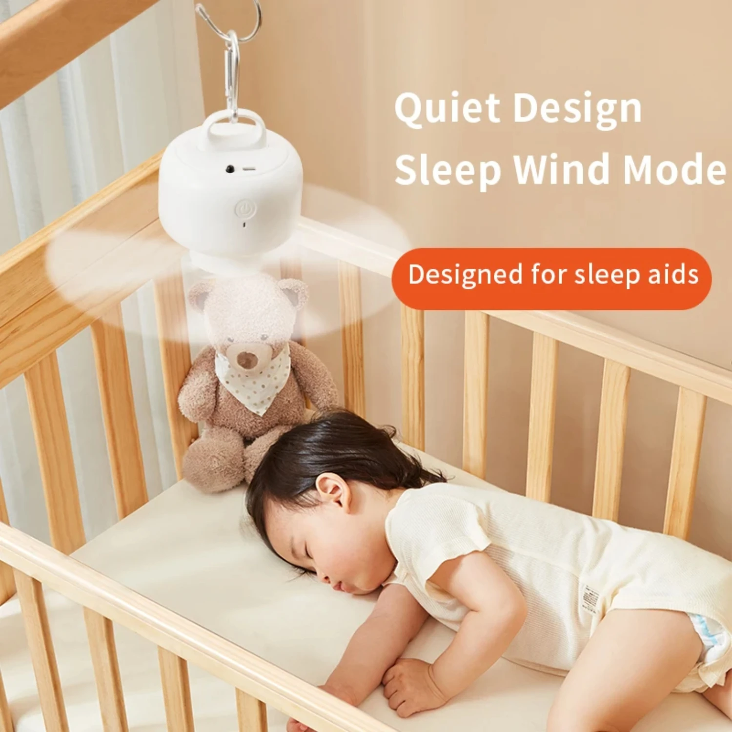 New Sleek and energy-efficient portable ceiling fan with remote control, perfect for bedroom, living room, or outdoor use. This 