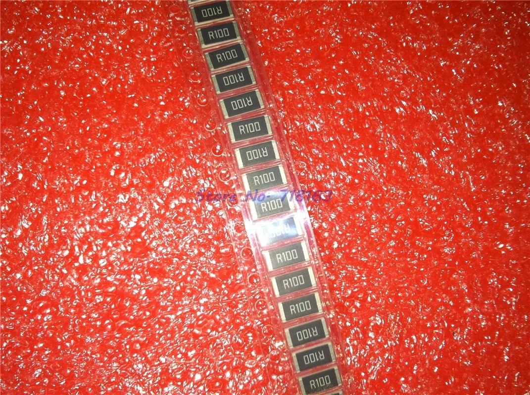 50 шт./лот 2512 резистор SMD 1 Вт 1% 0,1R 0,1 Ом R100