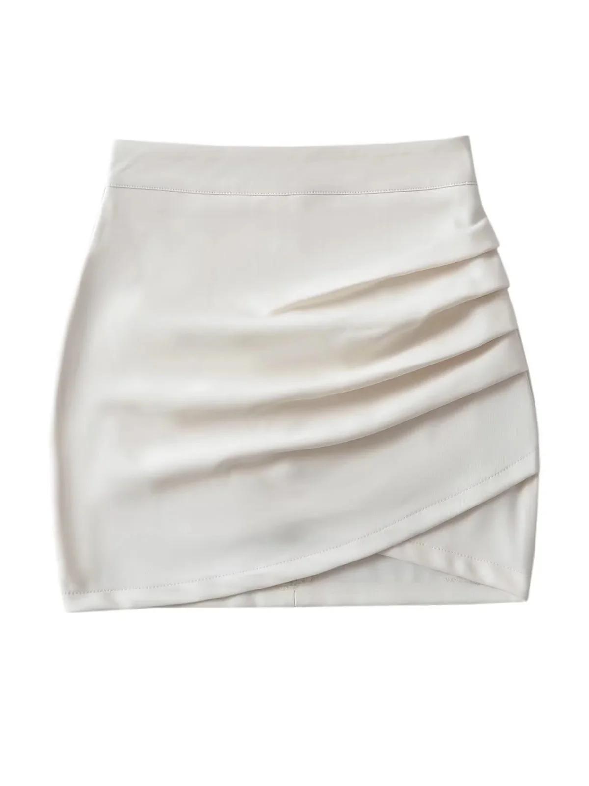 مثير مطوي عالية الخصر دعوى Sle تنورة المرأة التخسيس ort تنورة مكافحة الضوء المشي تنورة ارتداء اليومي Bodycon تنورة