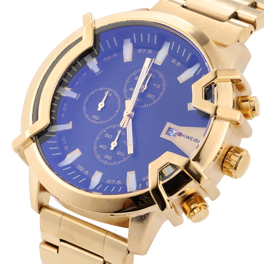 

Relojes Hombre 2020 Designer Watches Men Chronograph Male Clock Sport Watches Waterproof Gold Stainless Steel Quartz Men Watch