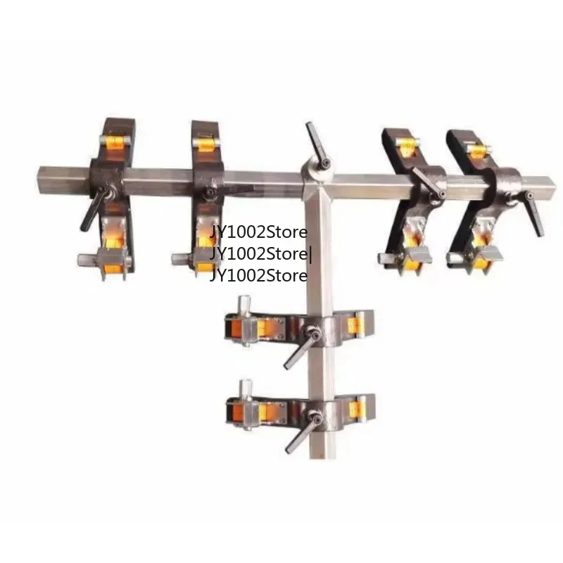 Universal V-Shape Pipe Clamp JJ315-2 63-400mm Tube Clamps Set of 2 for Electric Fusion Machine OEM Customizable Aligner Clamp