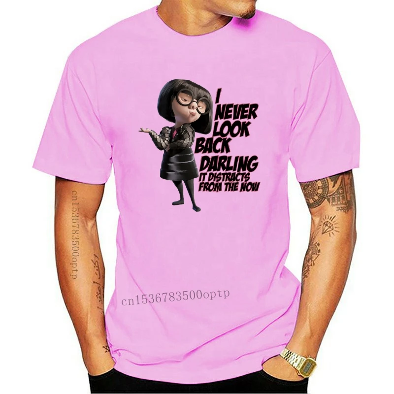 Mens Clothes 100% Cotton O-neck Custom Printed Tshirt Men T Shirt Incredibles - Edna Mode - Incedibles 2 Women T-Shirt