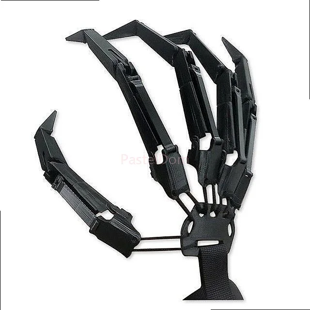 Halloween Flexible Skeleton Finger Joint Ghost Hand Prop for Escape Room Role Playing Scary Claw Decoration