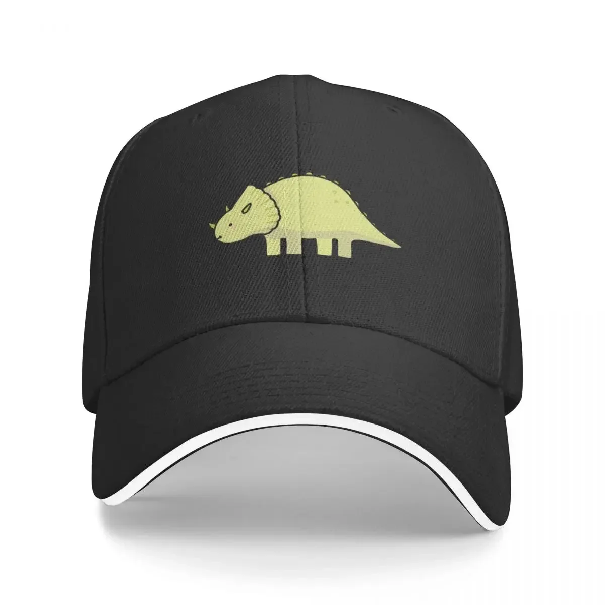 Little Dino Triceratops Dinosaur Illustration Baseball Cap birthday Snap Back Hat hard hat Anime Hat Women's Beach Men's