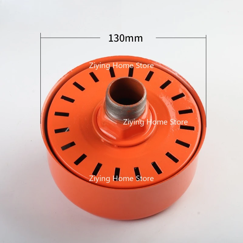 Suitable for Air Compressor Pump Accessories LF165 Muffler Orange Large Iron Shell 33 * 1.5 Fine Thread