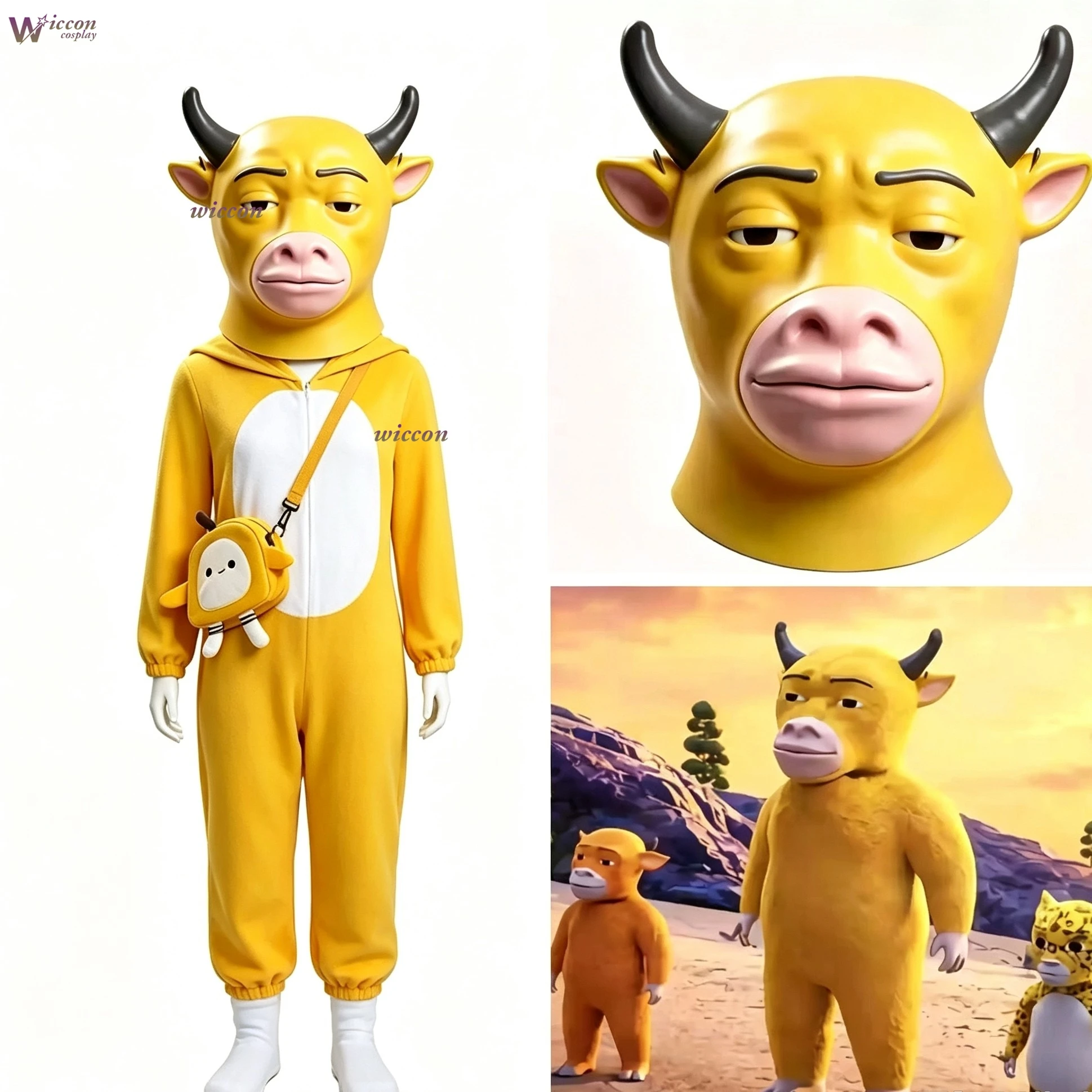kosplay-niu-lai-combinaison-drole-d'animal-en-fourrure-d'anime-pour-adulte-homme-femme-robe-costume-d'halloween-masque-cosplay-anime-niu-lai