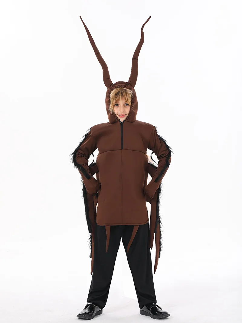 Disfraz cucaracha zwierzę do odgrywania ról strój Unisex karaluch zabawny impreza z okazji Halloween sukienka Cosplay strój zabawny dla dorosłych