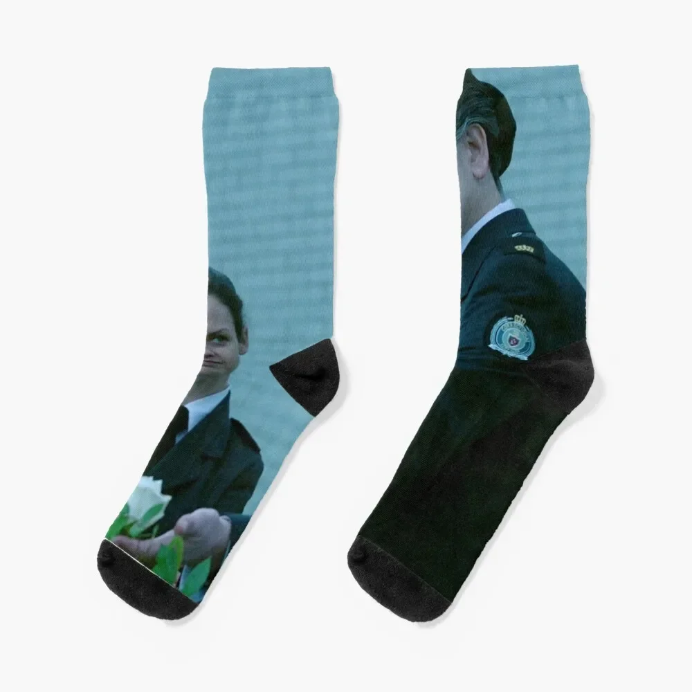 

Joan and Vera Socks hiphop golf floor Socks Female Men's