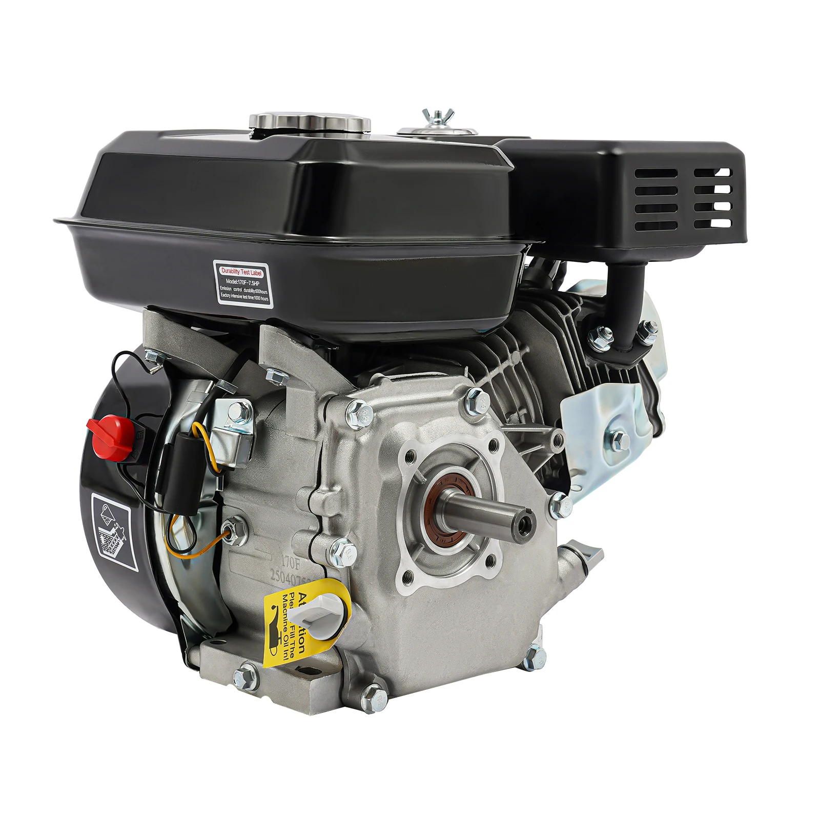 15 HP/7.5 HP 4 Stroke Gas Powered Portable motor Engine  for Farm Appliances, Home Backup