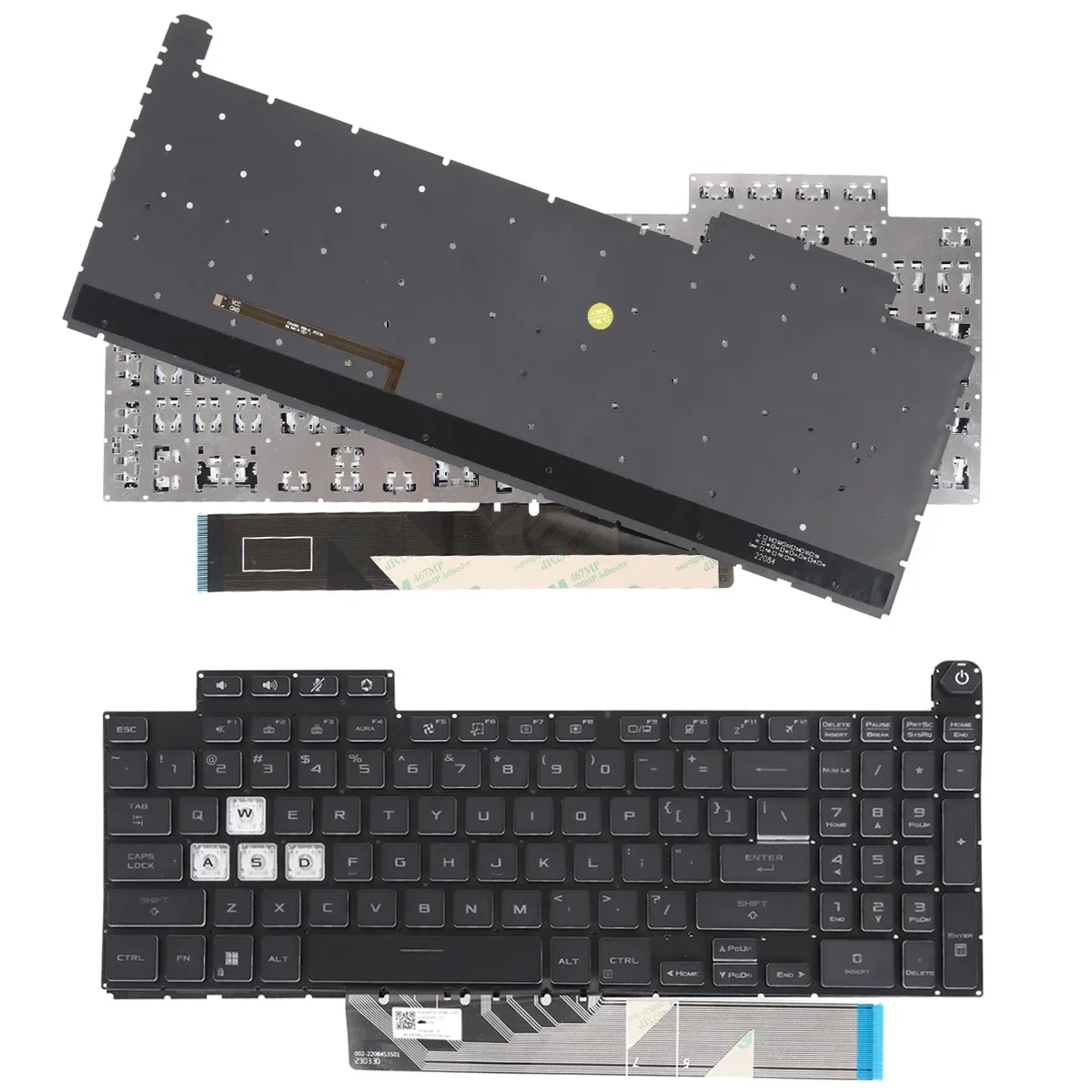 US Laptop Keyboard for ASUS TUF Gaming F15 A15 F17 A17 FX507 FX507Z FA507 FA507R FX517 FX517Z FX707 FX707Z FA707 FA707R