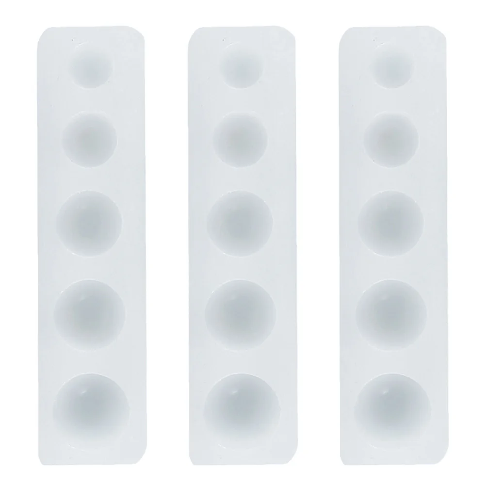 

3Pcs Silicone Semi Sphere Fondant Cake Decoration Molds DIY Sugar Craft Decorative Ball Epoxy Mold Semicircle Mold