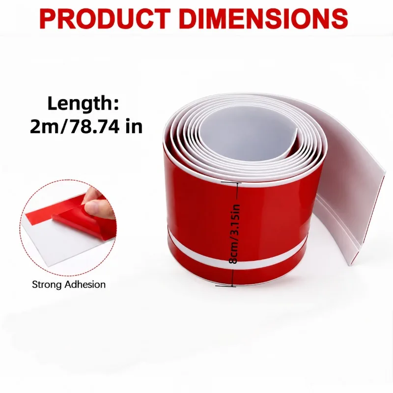 1pc Self Adhesive Flexible Wall Baseboard Trim, Peel and Stick Base Molding for Home Interior Living Room, Kitchen Floor Decor